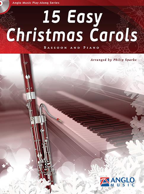 15 Easy Christmas Carols + CD / fagot + klavír